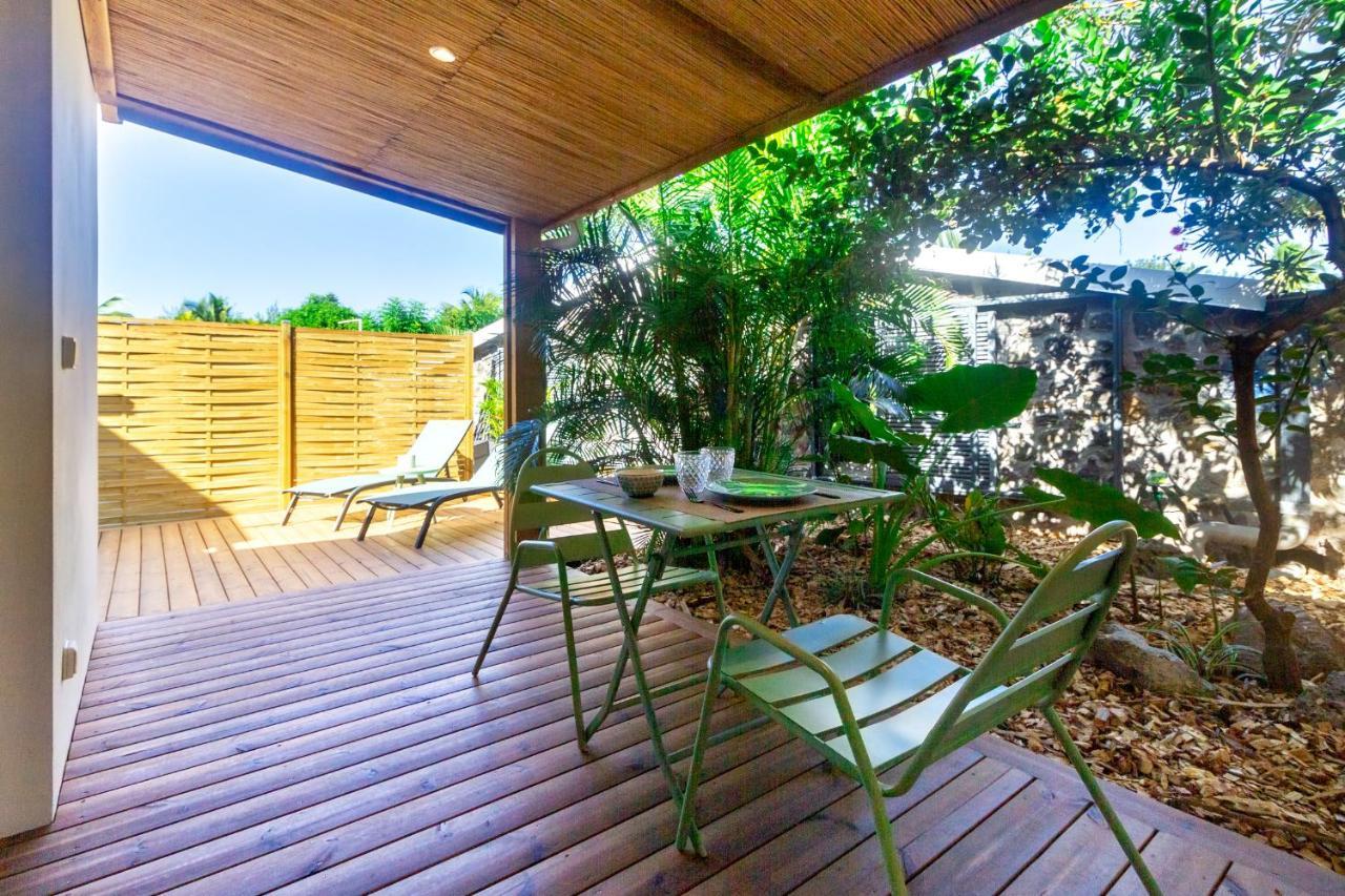 Idylle - Charmant Bungalow A 2 Pas Du Lagon La Saline Les Bains Exterior photo